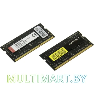Оперативная память HyperX Impact 8GB DDR3 SO-DIMM PC3-14900 (HX318LS11IBK2/8) картинка 2